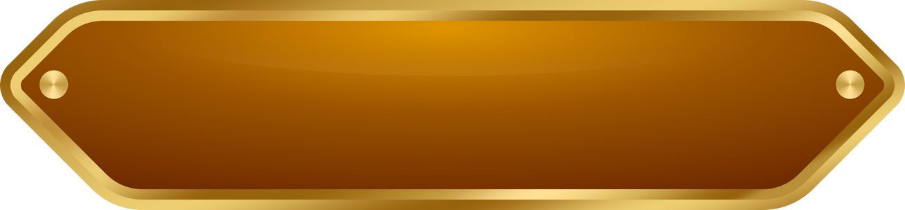 Button luxury border golden